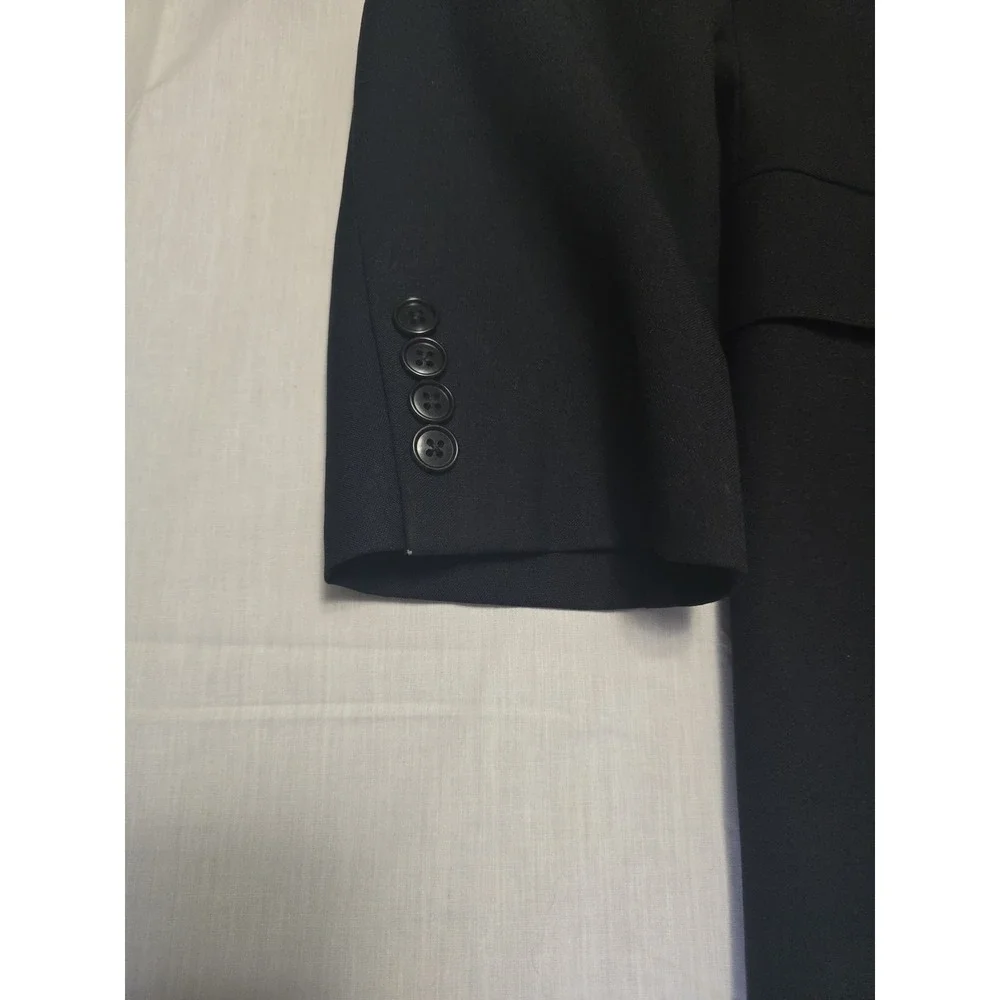 Lacrosse Blazer Mens‎ 42R Black Wool Sport Coat Suit Jacket Made USA Classic
